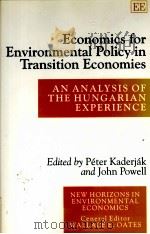 ECONOMICS FOR ENVIRONMENTAL POLICY IN TRANSITION ECONOMIES（1997 PDF版）