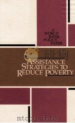 ASSISTANCE STRATEGIES TO REDUCE POVERTY:A WORLD BANK POLICY PAPER（1991 PDF版）