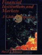 FINANCIAL INSTITUTIONS AND MARKETS   1993  PDF电子版封面    HAZEL J.JOHSON 