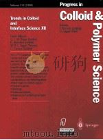 TRENDS IN COLLOID AND INTERFACE SCIENCE XII VOLUME 110(1998)（1998 PDF版）
