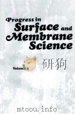 PROGRESS IN SURFACE AND MEMBRANE SCIENCE VOLUME 4（1971 PDF版）