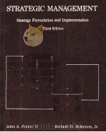 Strategic Management Strategy Formulation and Implementation Third Edition     PDF电子版封面    