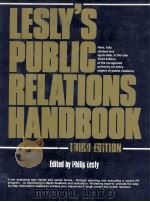 LESLY'S PUBLIC RELATIONS HANDBOOK   1983  PDF电子版封面  0135306914  PHILIP LESLY 
