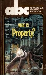 WHAT IS PROPERTY（1986 PDF版）