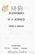 ECONOMICS IS A SCIENCE（1970 PDF版）