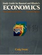 STUDY GUIDE FOR BAUMOL AND BLINDER'S ECONOMICS PRICIPLES AND POLICY SECOND EDITION   1982  PDF电子版封面  0155188364   
