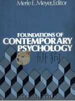 FOUNDATIONS OF CONTEMPORARY PSYCHOLOGY（1979 PDF版）