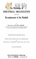 THE PHYSIOLOGY OFINDUSTRIAL ORGANISATION AND THE RE-EMPLOYMENT OF THE DISABLED   1980  PDF电子版封面  0879600365  PROFESSOR JULES AMAR 