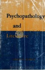 PSYCHOPATHOLOGY AND LITERATURE   1966  PDF电子版封面    LESLIE Y.RABKIN 