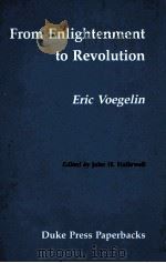 FROM ENLIGHTENMENT TO REVOLUTION（1975 PDF版）