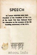 SPEECH   1965  PDF电子版封面     