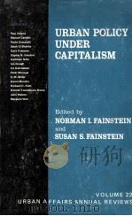 URBAN POLICY UNDER CAPITALISM   1983  PDF电子版封面  080391797X   