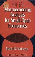 MACROECONOMIC ANALYSIS FOR SMALL OPEN ECONOMIES   1984  PDF电子版封面  0198772017  MARTIN F.J.PRACHOWNY 
