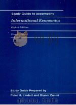 STUDY GUIDE TO ACCOMPANY INTERNATIONAL ECONOMICS EIGHTH EDITION   1986  PDF电子版封面  025603561X   