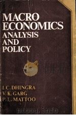 MACRO ECONOMICS ANALYSIS AND POLICY（1981 PDF版）