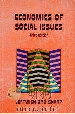ECONOMICS OF SOCIAL ISSUES THIRD EDITION（1978 PDF版）