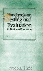 HANDBOOK ON TESTING AND EVALUATION IN BUSINESS EDUCATION（1972 PDF版）