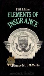 FIFTH EDITION ELEMENTS OF INSURANCE   1980  PDF电子版封面  0273014145   