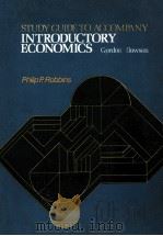 STUDY GUIDE TO ACCOMPANY INTRODUCTORY ECONOMICS   1972  PDF电子版封面     