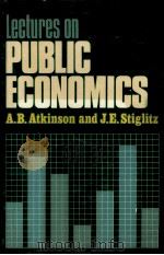 LECTURES ON PUBLIC ECONOMICS   1980  PDF电子版封面     