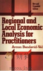 REGIONAL AND LOCAL ECONOMIC ANALYSIS FOR PRACTITIONERS   1983  PDF电子版封面  0030629136   