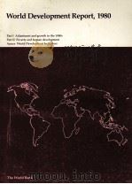 WORLD DEVELOPMENT REPORT 1980   1980  PDF电子版封面  0195028341   