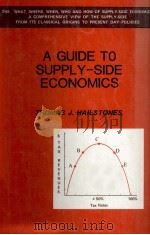 A GUIDE TO SUPPLY-SIDE ECONOMICS   1982  PDF电子版封面  0835926435   