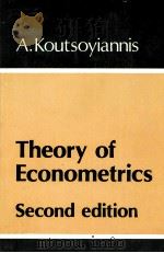 THEORY OF ECONOMETRICS:AN INTRODUCTORY EXPOSITION OF ECONOMETRIC METHODS SECOND EDITION（1977 PDF版）