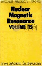 NUCLEAR MAGNETIC RESONANCE VOLUME 15（1986 PDF版）
