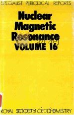 NUCLEAR MAGNETIC RESONANCE VOLUME 16（1987 PDF版）