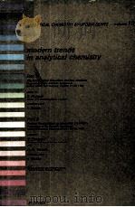 ANALYTICAL CHEMISTRY SYMPOSIA SERIES VOLUME 18 MODERN TRENDS IN ANALYTICAL CHEMISTRY PART A PART B   1984  PDF电子版封面  0444996311   