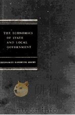 THE ECONOMICS OF STATE AND LOCAL GOVERNMENT（1970 PDF版）
