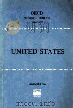 OECD ECONOMIC SURVEYS UNITED STATES   1986  PDF电子版封面  9264128972   