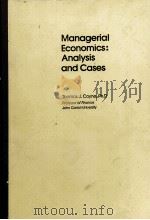 MANAGERIAL ECONOMICS:ANALYSIS AND CASES   1963  PDF电子版封面  025602698X  THOMAS J.COYNE 
