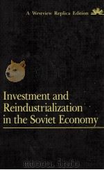 INVESTMENT AND REINDUSTRIALIZATION IN THE SOVIET ECONOMY   1984  PDF电子版封面  0865318468   