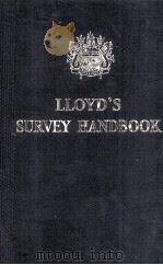LLOTD'S SURVEY HANDBOOK   1977  PDF电子版封面     