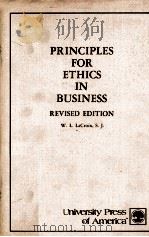 PRINCIPLES FOR ETHICS IN BUSINESS REVISED EDITION   1979  PDF电子版封面  0819104523  W.L.LACROXIX 
