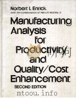 MANUFACTURING ANALYSIS FOR PRODUCTIVITY AND QUALITY COST ENHANCEMENT SECOND EDITION（1982 PDF版）