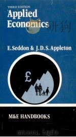 APPLIED ECPNOMICS THIRD EDITION   1981  PDF电子版封面    E.SEDDON 