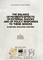 THE BALANCE OF PAYUMENTS EFFECTS OF EXTERNAL SHOCKS AND OF POLICY RESPONSES TO THESE SHOCK（1981 PDF版）