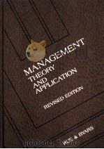 MANAGEMENT THEORY AND APPLICATION REVISED EDITION（1980 PDF版）