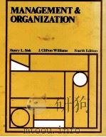 MANAGEMENT ORGANIZATION   1979  PDF电子版封面  0538074302  HENRY L.SISK 