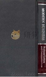 MODERN BUSINESS A SERIES OF TEXTS PREPARED AS PART OF THE MODERN BUSINESS PROGRAM BUSINESS LETTERS A（1967 PDF版）