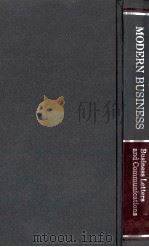 MODERN BUSINESS A SERIES OF TEXTS PREPARED AS PART OF THE MODERN BUSINESS PROGRAM BUSINESS LETTERS A   1967  PDF电子版封面     