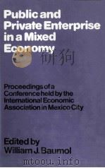PUBLIC AND PRIVATE ENTERPRISE IN A MIXED ECONOMY   1980  PDF电子版封面  0333283198   