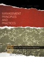 MANAGEMENT PRINCIPLES AND PRACTICES   1977  PDF电子版封面  0471295043   