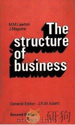 THE STRUTURR OF BUSINESS   1980  PDF电子版封面    J.R.M.ASLETT 