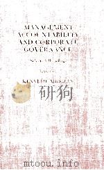 MANAGEMENT ACCOUNTABILITY AND CORPPRATE COVERNANCE SELEECTED READINGS   1982  PDF电子版封面  0333312007   