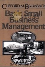 BASIC SMALL BUSINESS MANAGEMENT（1983 PDF版）