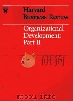 HARVARD BUSINESS REVIEW ORGANIZATIONA LDEVELOPMENT PART 2   1964  PDF电子版封面     